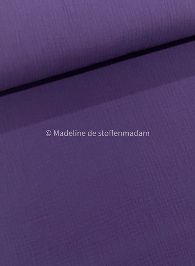 dark purple muslin fabric