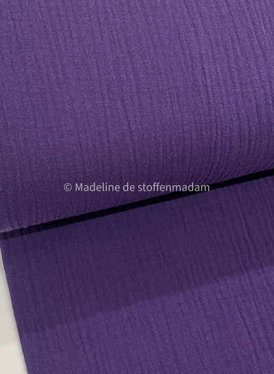 dark purple muslin fabric