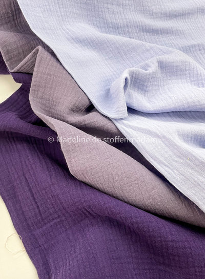 dark purple muslin fabric