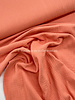 salmon muslin fabric