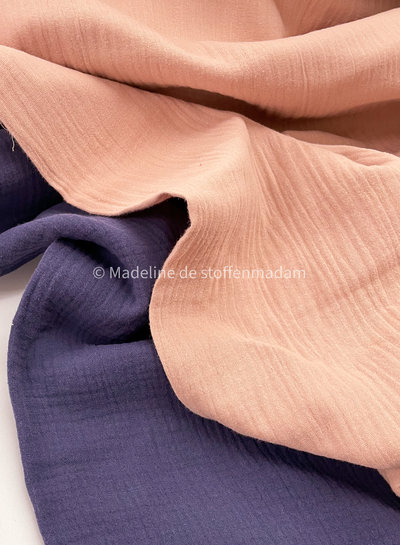 aubergine muslin fabric