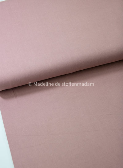 M. old pink - plain viscose twill