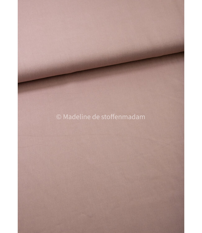 oudroze -  effen viscose twill