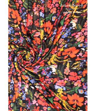 Fibremood bloemen in felle kleuren - plisse - Bloom/Fiona
