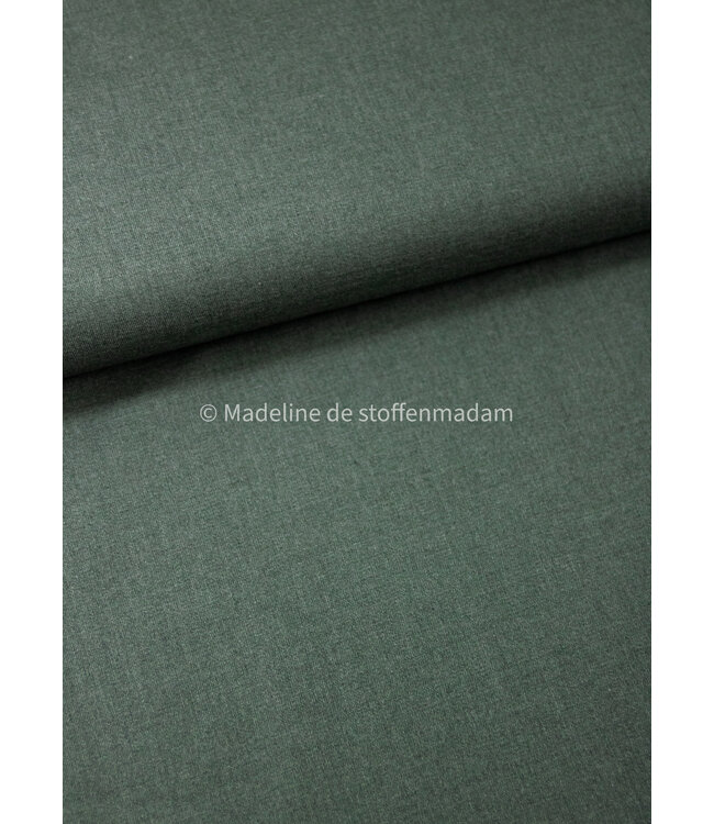 oud groen melee soepelvallende stof - geen kreuk - bamboe - Noelle