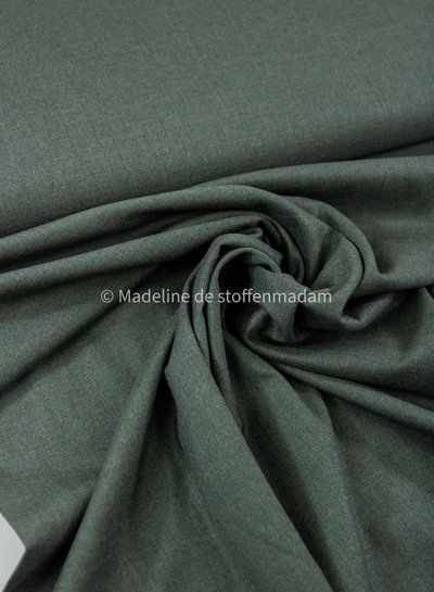 old green melee supple fabric - no wrinkle - bamboo - Noelle