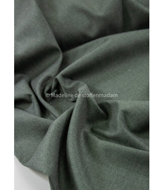 old green melee supple fabric - no wrinkle - bamboo - Noelle