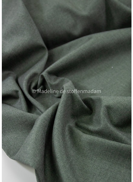 old green melee supple fabric - no wrinkle - bamboo - Noelle