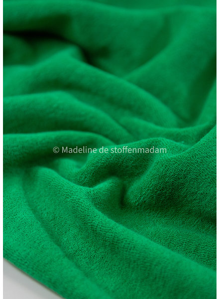 M. grass green sponge - stretchy terry cloth