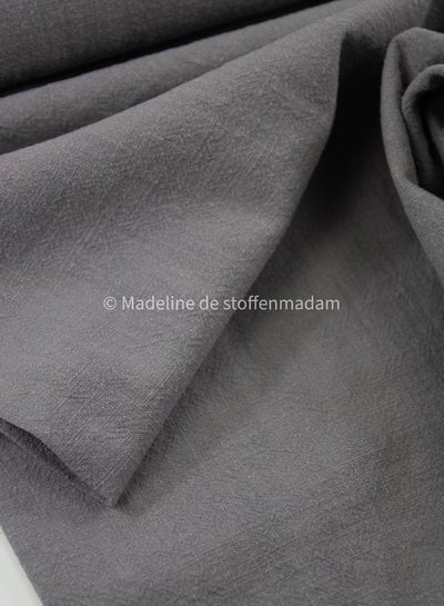 dark gray - stonewashed ramie