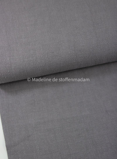 dark gray - stonewashed ramie