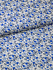 M. 007 royal blue bloemen - liberty look - cotton lawn