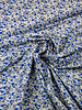 M. 007 royal blue flowers - liberty look - cotton lawn