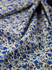 M. 007 royal blue bloemen - liberty look - cotton lawn