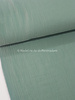 M. linen cotton mix double gauze / plain tetra - mint
