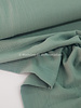 M. linen cotton mix double gauze / plain tetra - mint