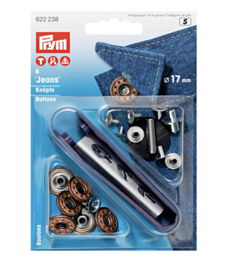Prym 6 jeans knopen 622238