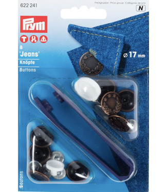 Prym 6 jeans buttons 622241