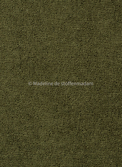 Madeline khaki sponge / stretch terry cloth