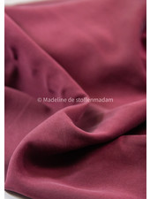 M. burgundy tencel twill