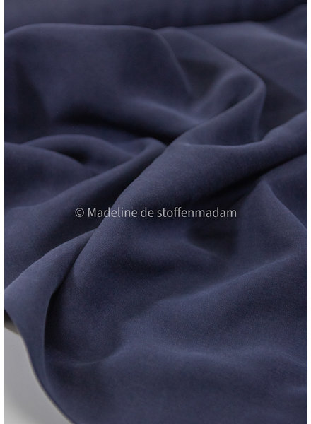 M. navy tencel twill