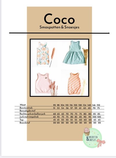 smospotten en snoesjes Coco top and dress