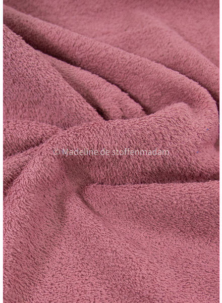 dark dusty pink - towel fabric