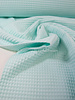 mint blue - waffle cotton