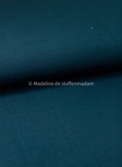 Madeline dark petrol - bamboo jersey 200