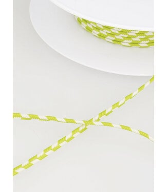 two tone  braided string - lemon 74