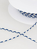 two tone  braided string - cobalt blue 23