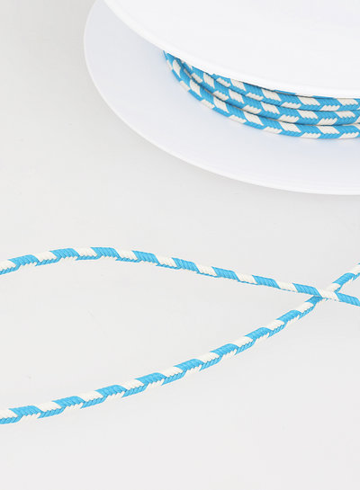 M. two tone  braided string - turquoise 20