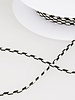 two tone  braided string - black 14