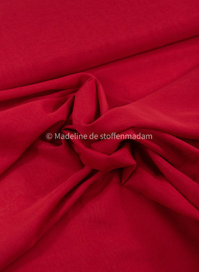 M. red - silk cotton blend