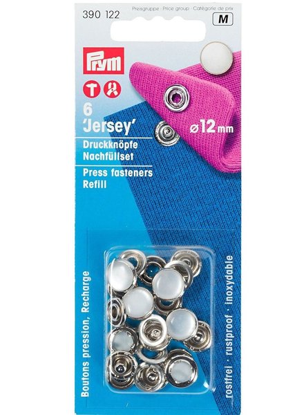 press fasteners refill pearl 12mm