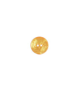ocher pearl button  - 15 mm