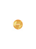 ocher pearl button  - 15 mm