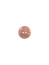 salmon pearl button - 15 mm