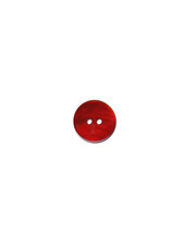 red pearl button - 15 mm