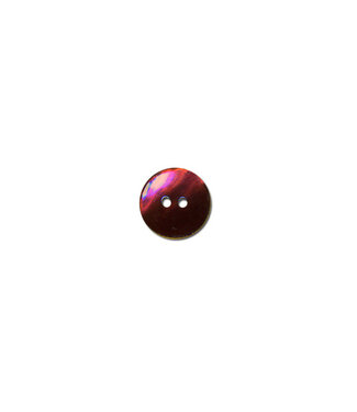 dark red pearl button - 15 mm