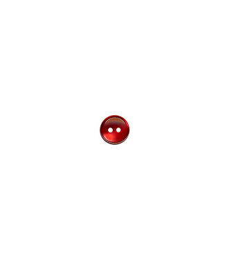 red - shirt button - 11 mm