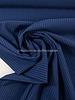 deadstock navy blue with subtle stripe - Italian lycra