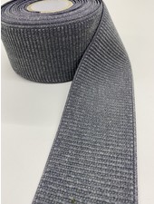 grey ribbed - waist elastic 60 mm
