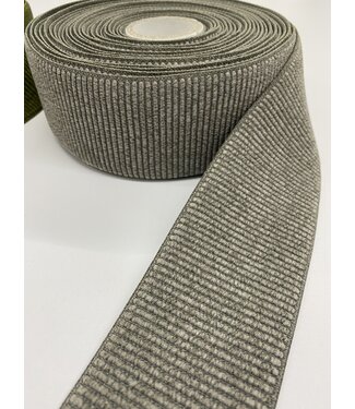 taupe ribbed - waist elastic 60 mm