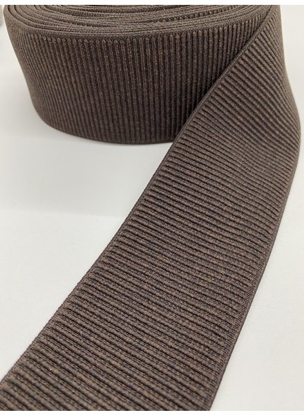 brown ribbed - waist elastic 60 mm