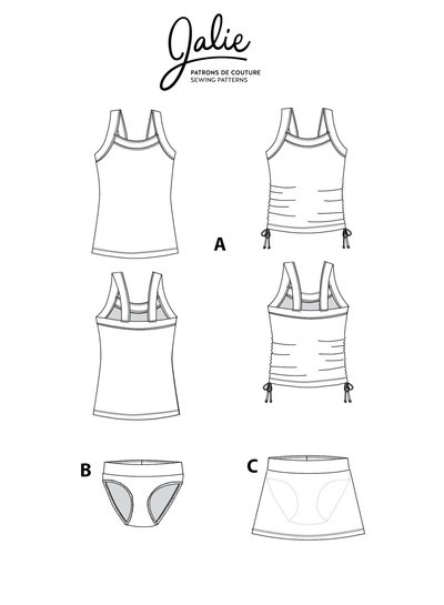 tankini- Jalie 3023