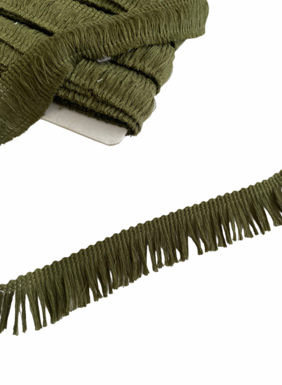 fringe blue and white