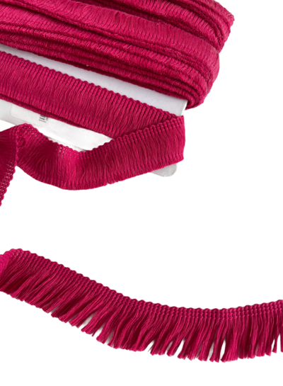 fringe blue and white