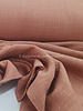 M. linen cotton mix double gauze / plain tetra - dusty pink 830