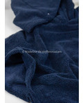 M. navy bamboo towel fabric - royal look